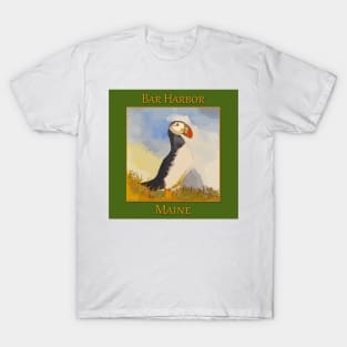 Puffin of the Eastern Egg Island outside of Bar Harbor Maine T-Shirt